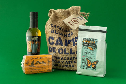 A bag of cheese, a bottle of wine, and a bag of cheese
