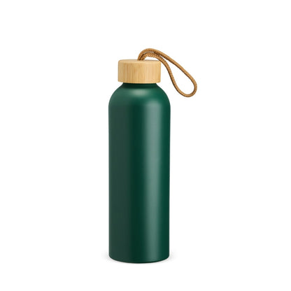 Garrafa Térmica com Tampa em Bambu - 800ml