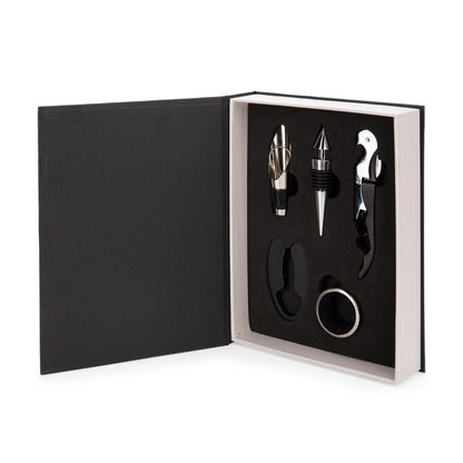 Livro Kit Vinho 5 Peças