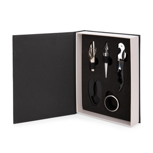 Livro Kit Vinho 5 Peças