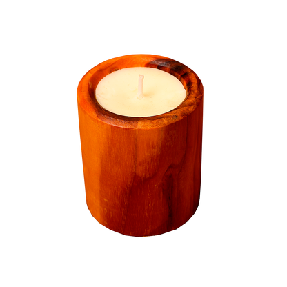 Vela Aromática em Madeira