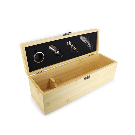 Caixa com Utensílios e Espaço Para Vinho