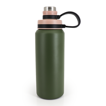 Garrafa Térmica com Alça de Silicone